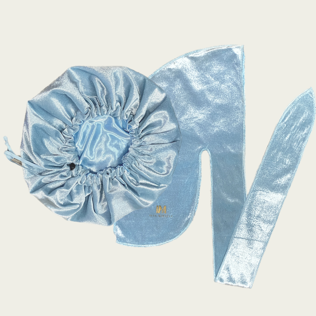 Velvet Satin Bonnet & Durag Set
