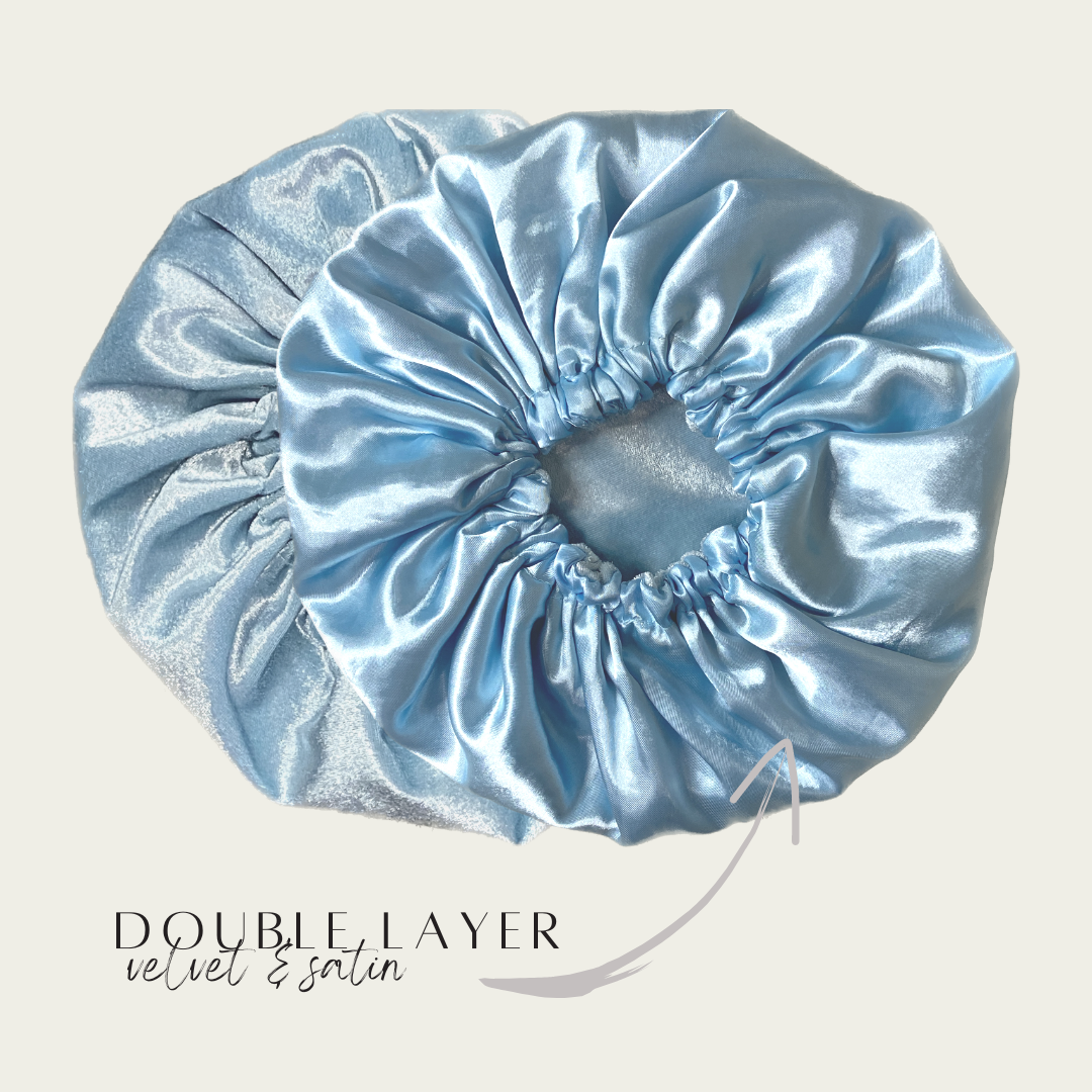 Velvet Satin Bonnet & Durag Set